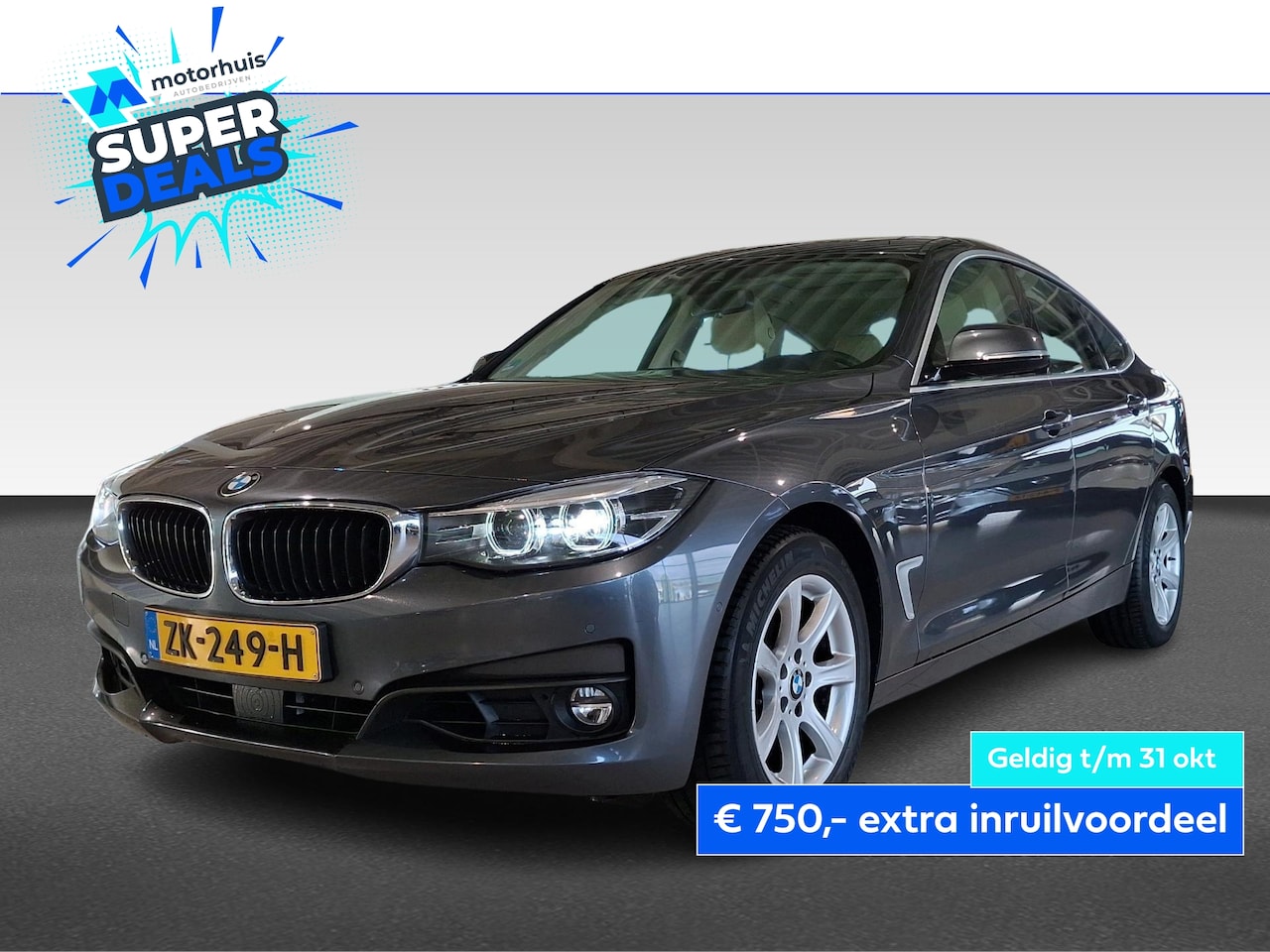 BMW 3-serie Gran Turismo - (f30) 320i GT 184pk Aut High Executive | pano | leder | adaptive cruise control - AutoWereld.nl