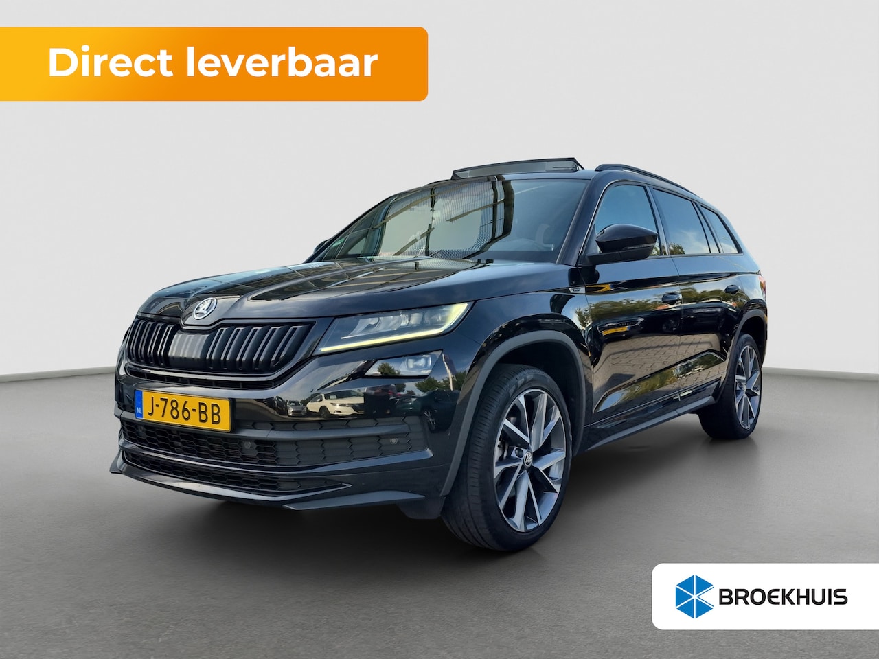 Skoda Kodiaq - 1.5 TSI Sportline Business 7p. Trekhaak wegklapbaar | Panoramadak | LED | Camera | 20 inch - AutoWereld.nl