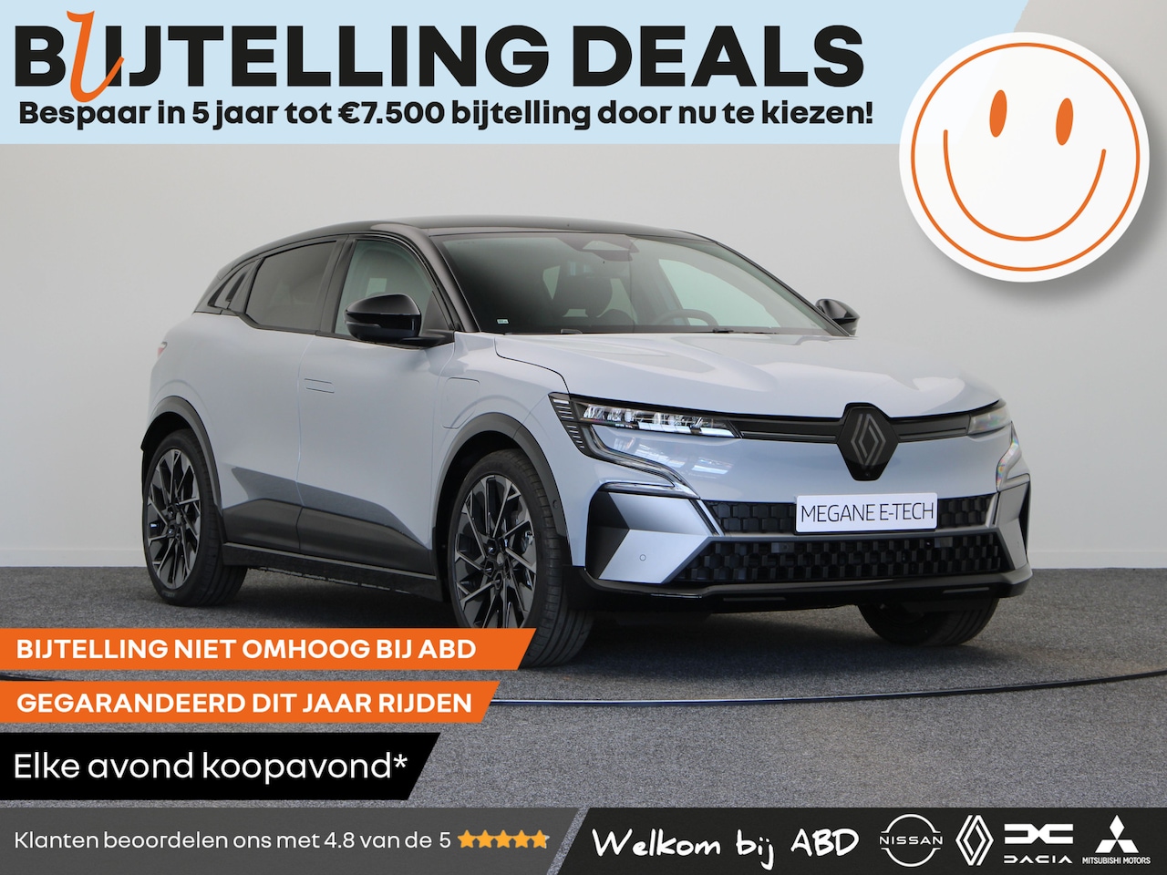 Renault Mégane E-Tech - Esprit Alpine 60kWh Comfort range | Adaptive Cruise Control | Adaptive Vision LED koplampe - AutoWereld.nl