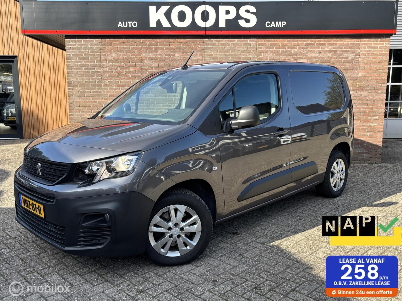 Peugeot Partner - bestel 1.5 BlueHDI 131 Pk Automaat Premium | Clima/airco | Apple car-play | Navi | Zij-sch - AutoWereld.nl