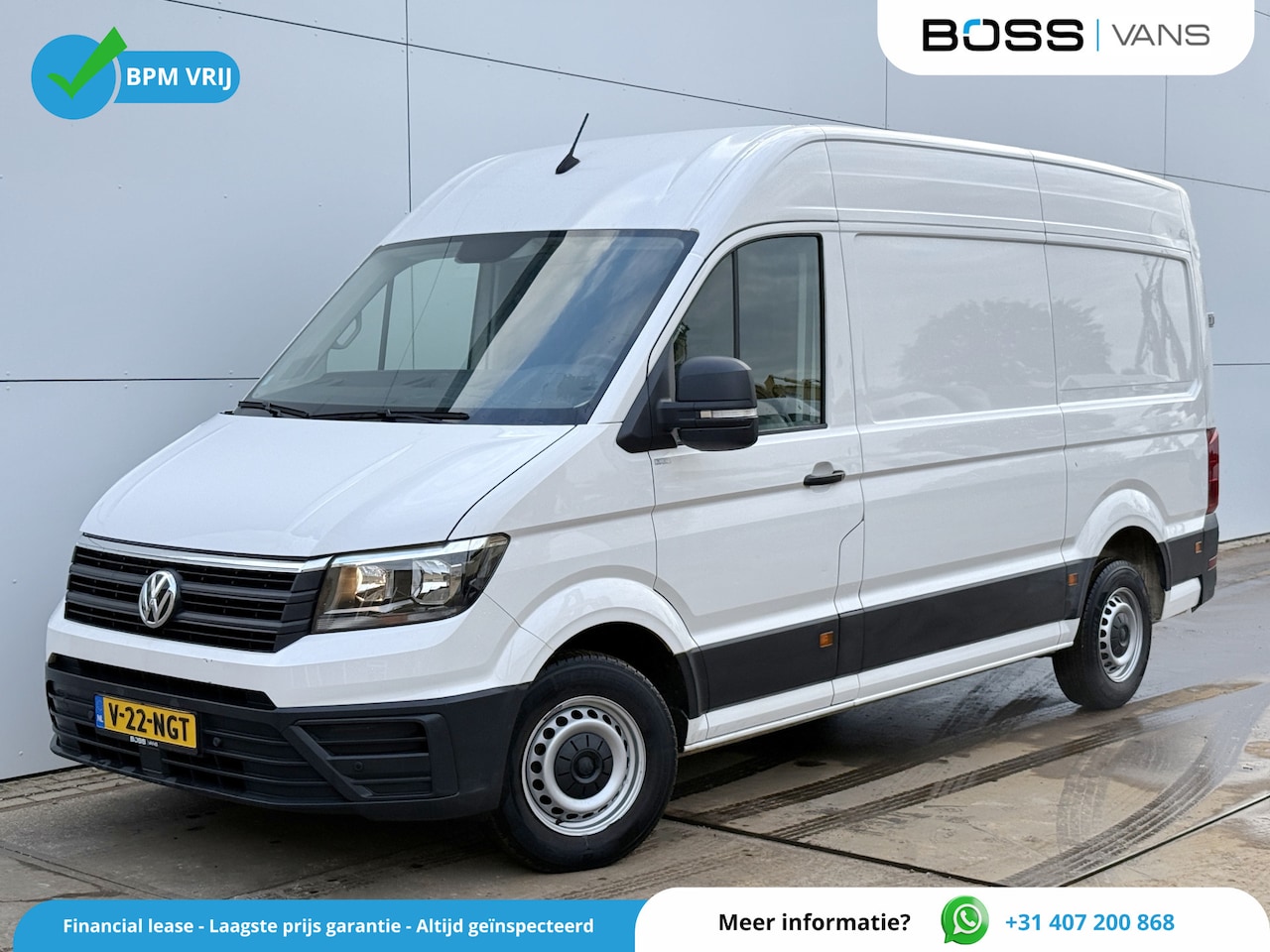 Volkswagen Crafter - 2.0 TDI 140hp L3H3 Airco Cruise Control Carplay Parkeersensoren voor achter - AutoWereld.nl