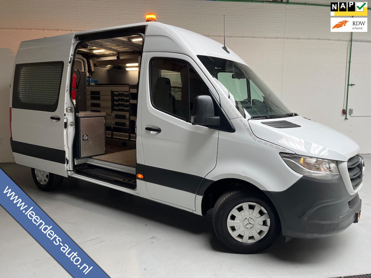Mercedes-Benz Sprinter - Automaat Servicewagen 314 2.2 CDI 140PK L2H2 euro6 BOTT Inrichting, Victron V230, Standkac - AutoWereld.nl