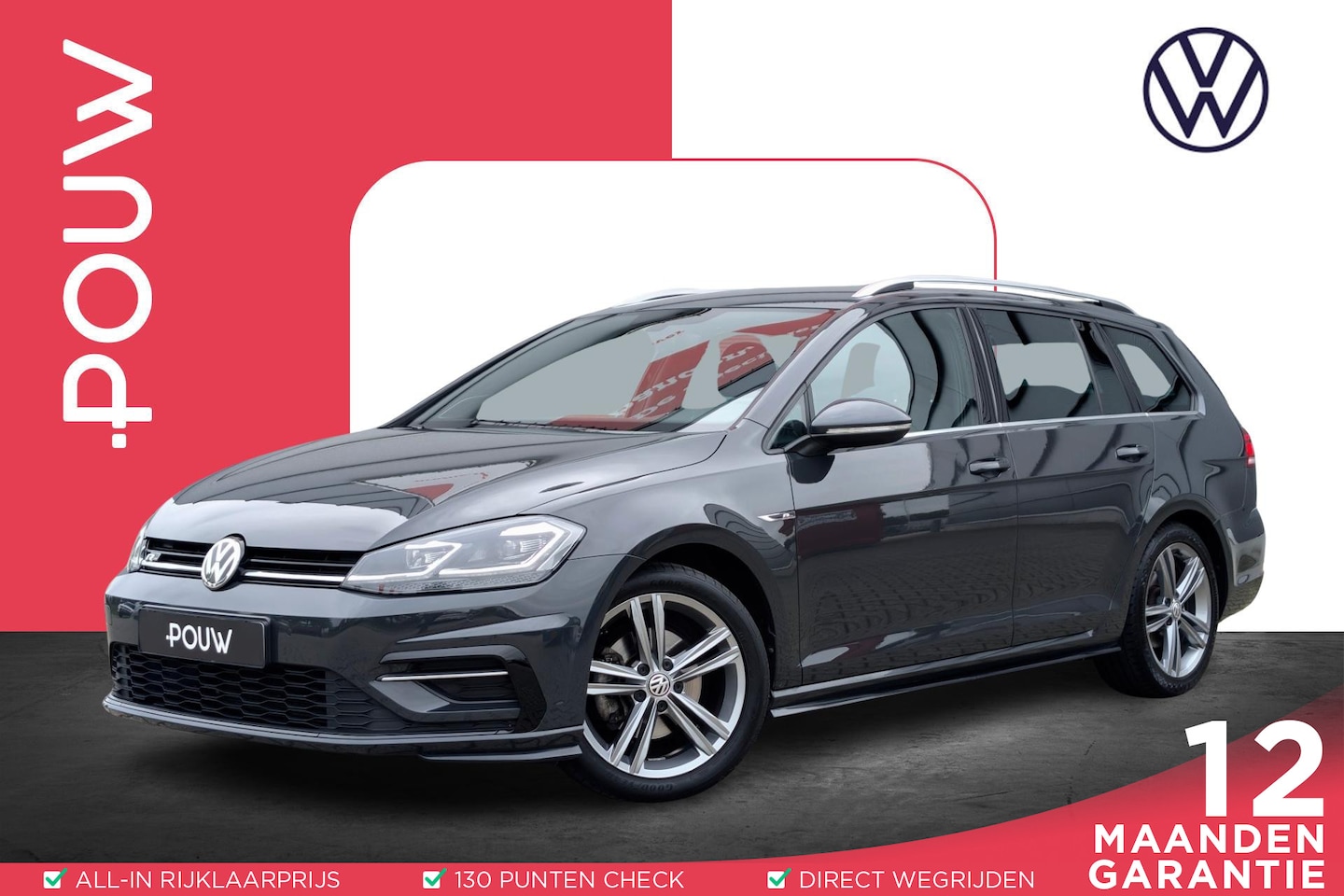 Volkswagen Golf Variant - 1.5 TSI 150pk DSG Highline Business R | Trekhaak | Dynaudio | Navigatie - AutoWereld.nl