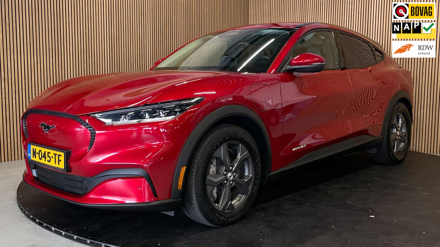 Ford Mustang Mach-E - RWD 75 kWh|LEDER|B&O|ACC|CAMERA|CARPLAY|STOEL-, STUURVERW.|NAP|NL-AUTO|1e EIG.|INCL. BTW| - AutoWereld.nl