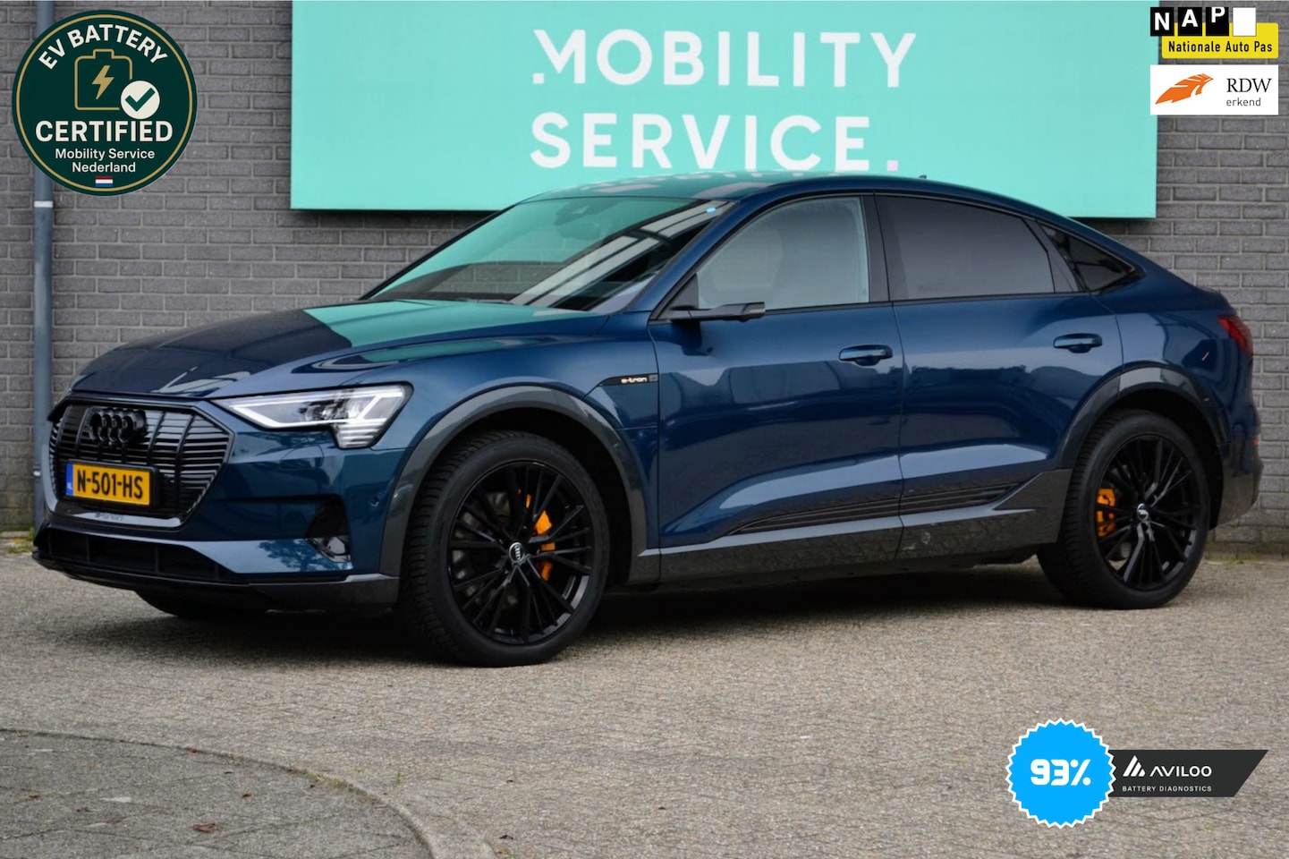 Audi e-tron Sportback - 55 quattro ed S-Line 95 kWh SOH93% CAM spiegels ACC LED - AutoWereld.nl