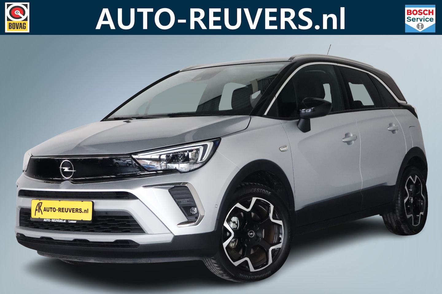 Opel Crossland - 1.2 Turbo Elegance / LED / Navi / CarPlay / Leder / Cam - AutoWereld.nl