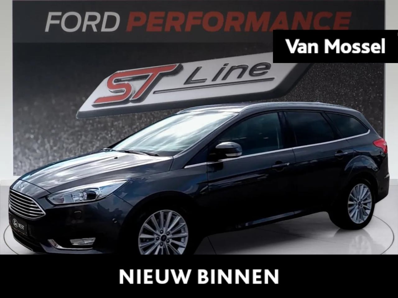 Ford Focus Wagon - 1.5 Titanium Edition | NAVIGATIE | AIRCO | PARKEERSENSOREN | DEALER ONDERHOUDEN | - AutoWereld.nl