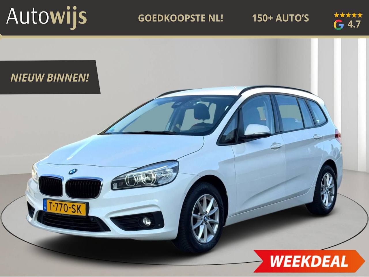 BMW 2-serie Gran Tourer - 216i High Executive|LED|NAVI|PDC|DEALER ONDERHOUDEN - AutoWereld.nl