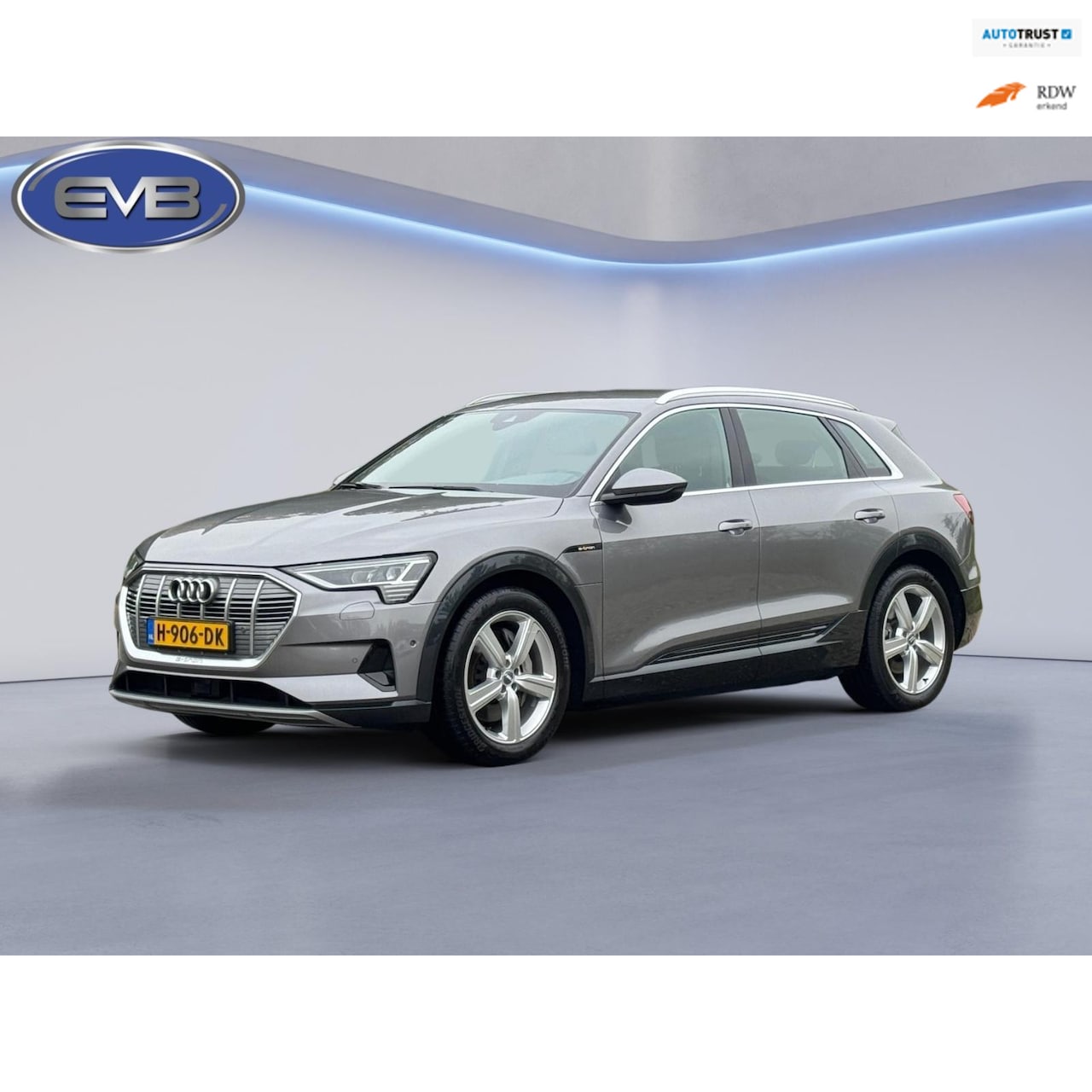 Audi e-tron - E-tron 55 quattro 408 pk advanced Pro S Line Plus 95 kWh, SOH 94,6 %, camera , trekhaak,le - AutoWereld.nl
