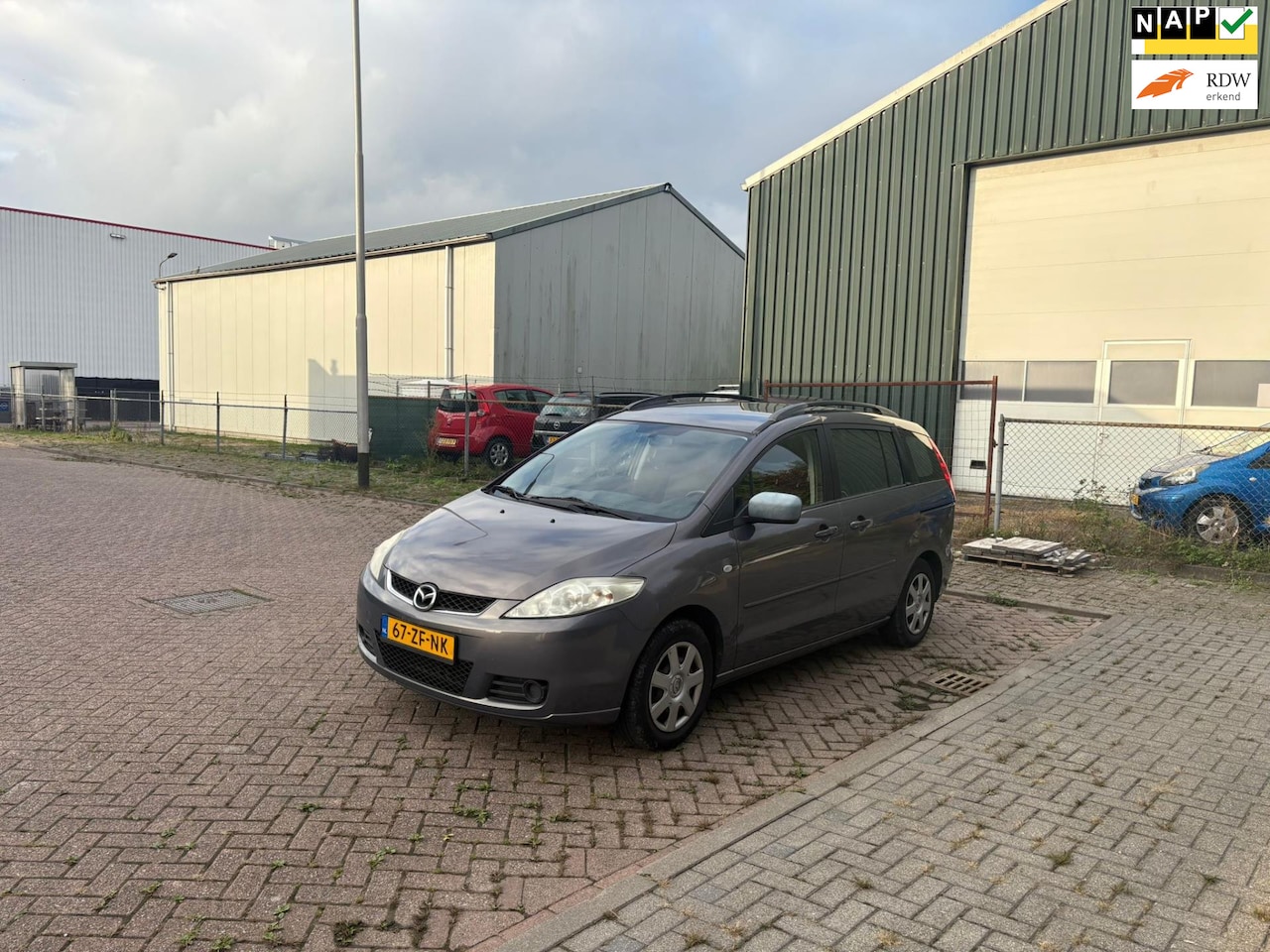 Mazda 5 - 1.8 Touring 7 Persoons Cruise Airco Navi 2 Schuifdeuren Trekhaak Pdc Achter - AutoWereld.nl