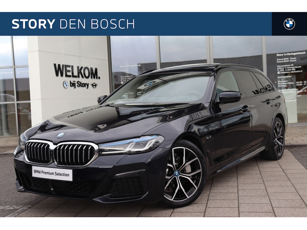 BMW 5-serie Touring - 530e High Executive M Sport Automaat / Panoramadak / Trekhaak / Stoelventilatie / Laserlig - AutoWereld.nl