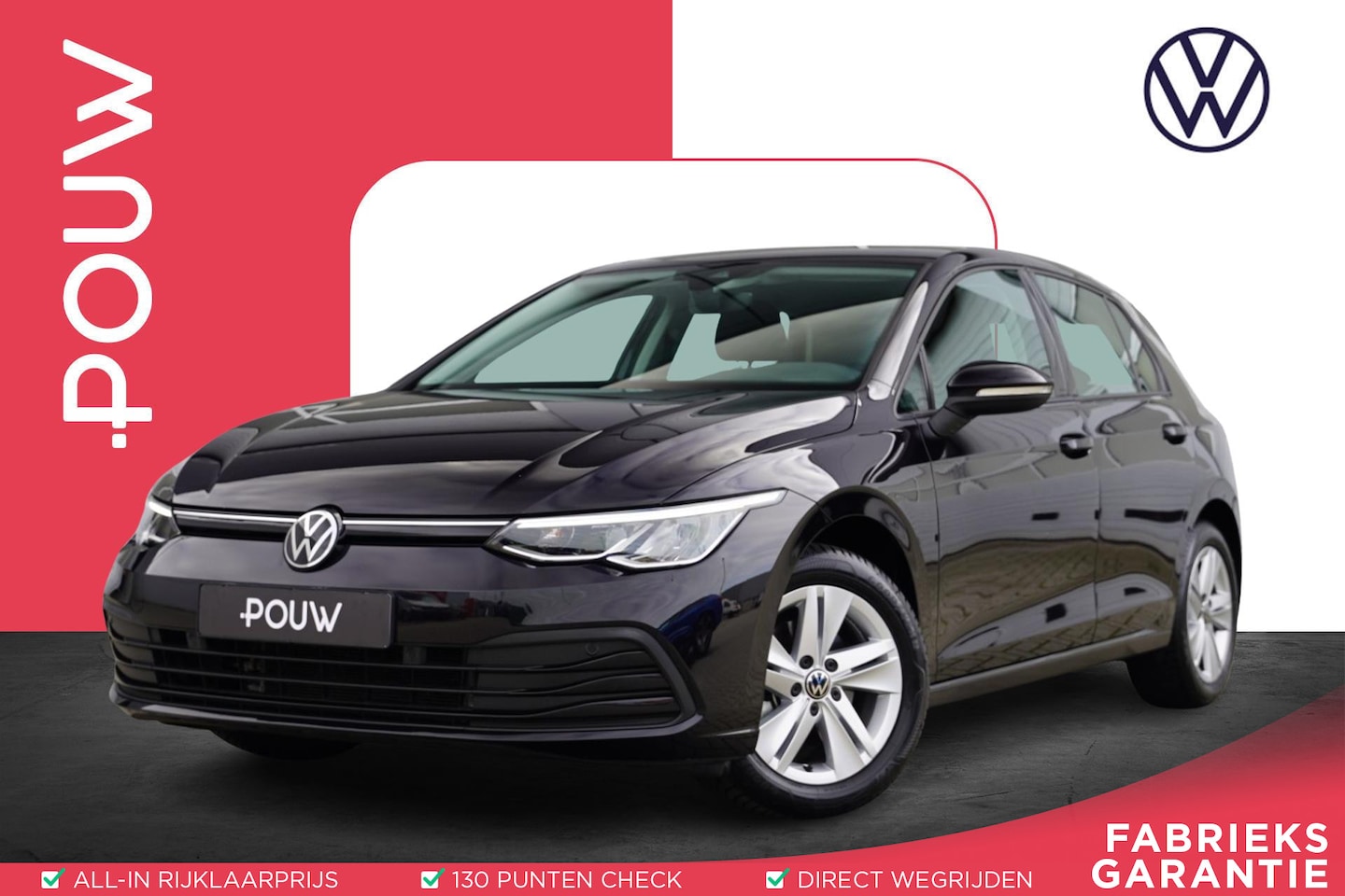 Volkswagen Golf - 1.0 eTSI 110pk DSG Life | Navigatie | Parkeersensoren | Adaptive Cruise Control - AutoWereld.nl