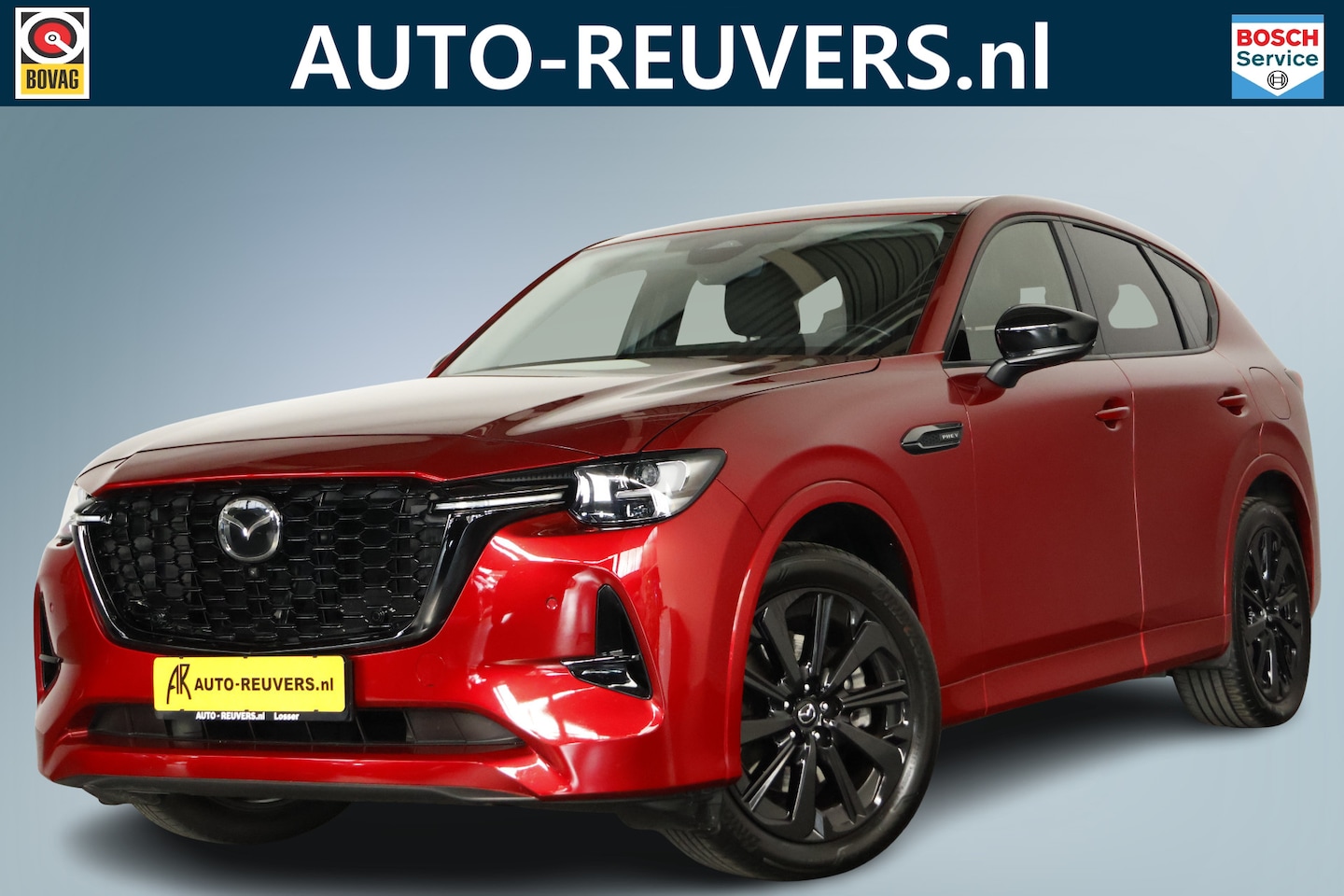 Mazda CX-60 - 2.5 e-SkyActiv PHEV Homura / Carplay / Trekhaak / Navi / HUD / Leder / Keyless - AutoWereld.nl