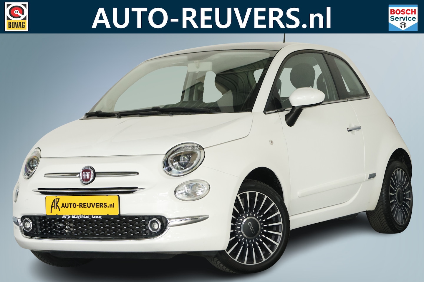Fiat 500 - 1.2 Lounge / Panorama / Airco / Bluetooth / Allseason - AutoWereld.nl