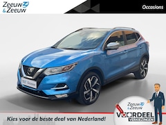 Nissan Qashqai - 1.2 Tekna + | Lederen bekleding| Memory seats| Panoramisch dak|Stoel en voorruitverwarming