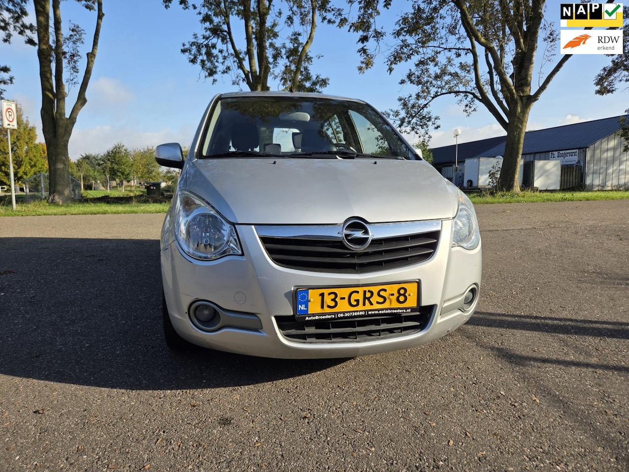 Opel Agila - 1.2 Enjoy LAGE KILOMETERS - AIRCO - AutoWereld.nl