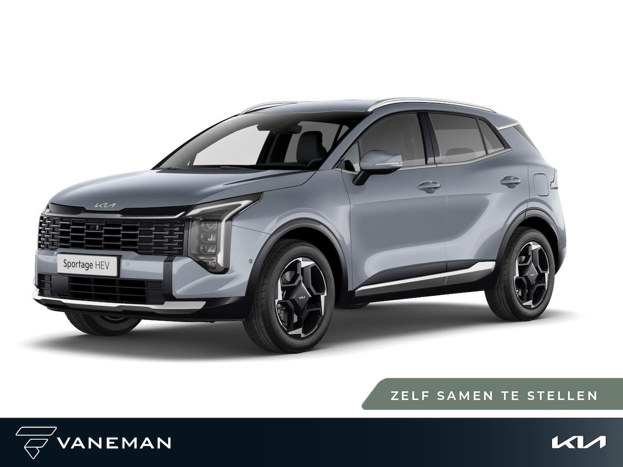 Kia Sportage - 1.6 T-GDi Hybrid DynamicPlusLine | Elektrisch schuif-/kanteldak | Zelf samenstellen - AutoWereld.nl