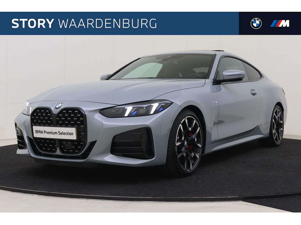 BMW 4-serie Coupé - 420i High Executive M Sport Automaat / Schuif-kanteldak / M Sportstoelen / Adaptieve LED / - AutoWereld.nl