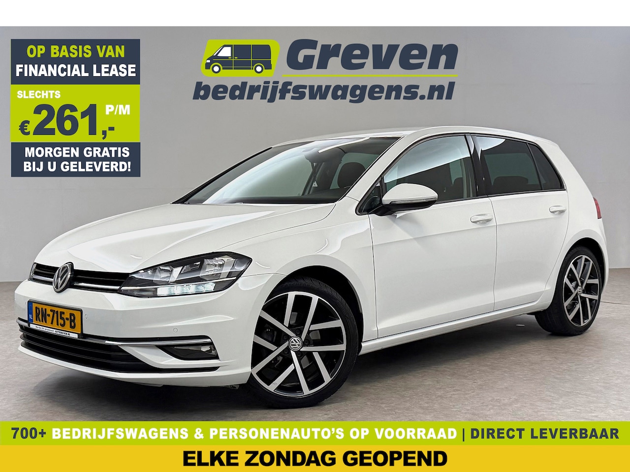 Volkswagen Golf - 1.6 TDI Highline | Virtual | Carplay | LED | Adaptive Cruise | Navi | Parkeersens. | NAP - AutoWereld.nl