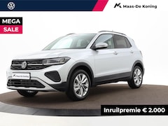 Volkswagen T-Cross - Life Edition 1.0 TSI 95 pk 5 versn. Hand · Achteruitrijcamera · Draadloze telefoonlader ·