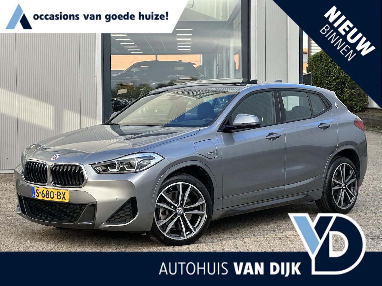 BMW X2 - xDrive25e Business Edition Plus | NL-Auto/M-Sport/Carplay/Navi/Leder/Pano-Dak/19-inch/Spor - AutoWereld.nl