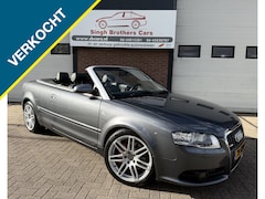 Audi A4 Cabriolet - 2.0 TFSI 200pk S-Line AUT LEER NAVI XENON INRUIL MOG