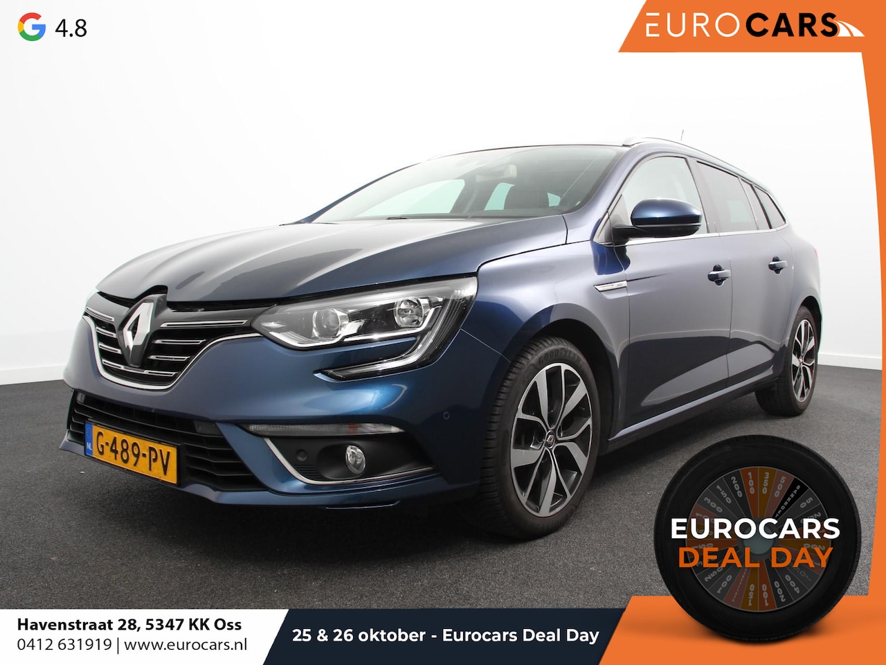 Renault Mégane Estate - 1.3 TCe 163pk GT-Line | Panorama dak | Navigatie | Half leder | Climate Control | Lichtmet - AutoWereld.nl