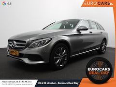 Mercedes-Benz C-klasse Estate - 180 Ambition Automaat | Climate control | Leder | Navigatie | Lichtmetalen velgen | Parkse