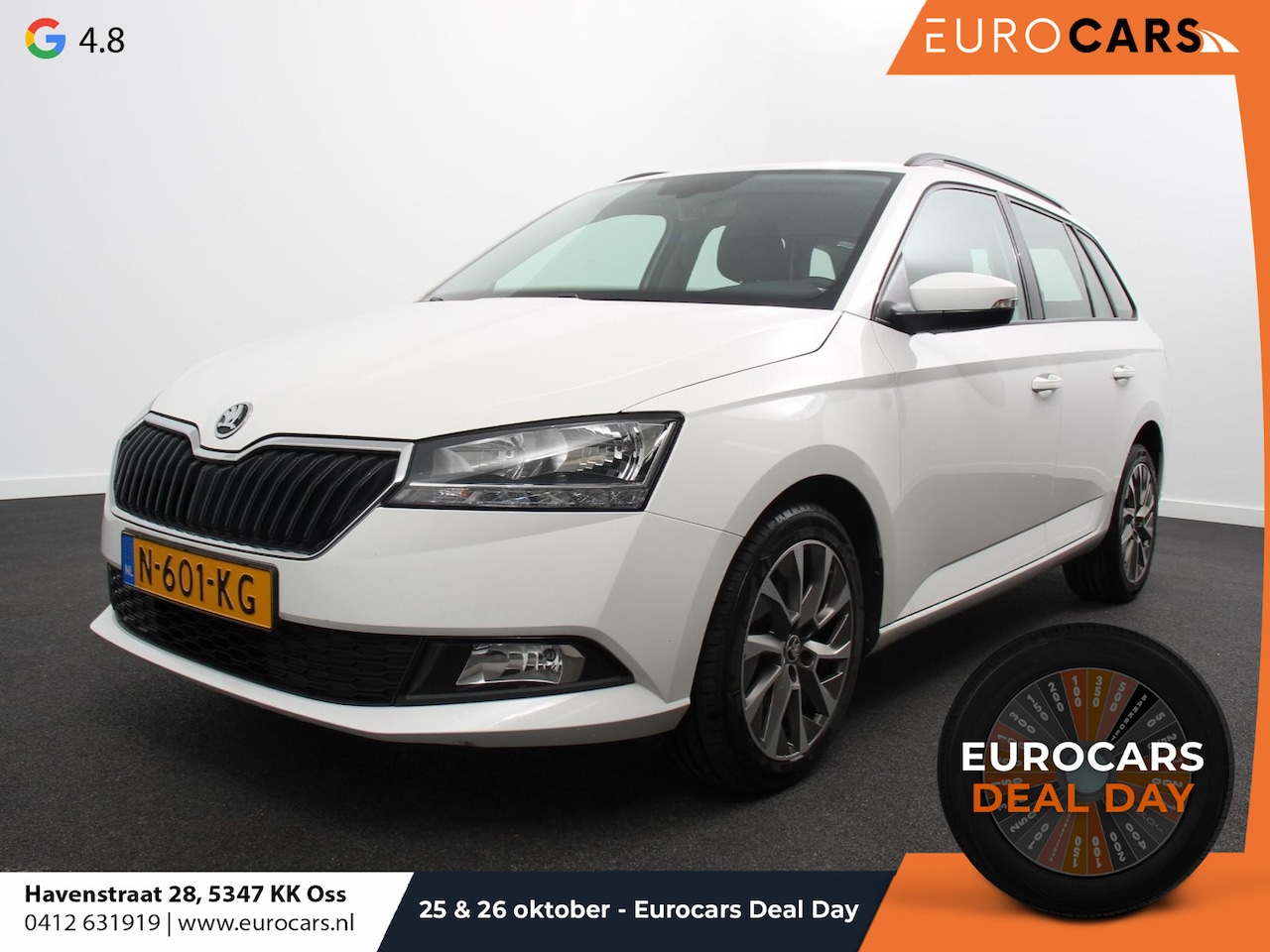 Skoda Fabia Combi - 1.0 TSI DSG Business Edition Trekhaak Navigatie Apple Carplay/Android Auto Parkeersensoren - AutoWereld.nl
