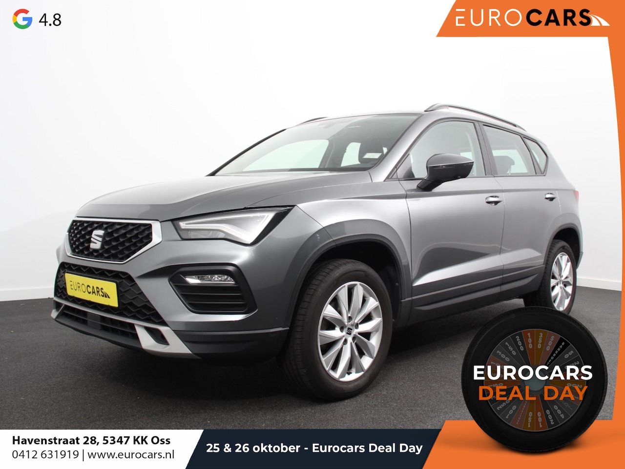 SEAT Ateca - 1.5 TSI Style Business Intense Climate control Cruise control Keyless start Verwarmde voor - AutoWereld.nl