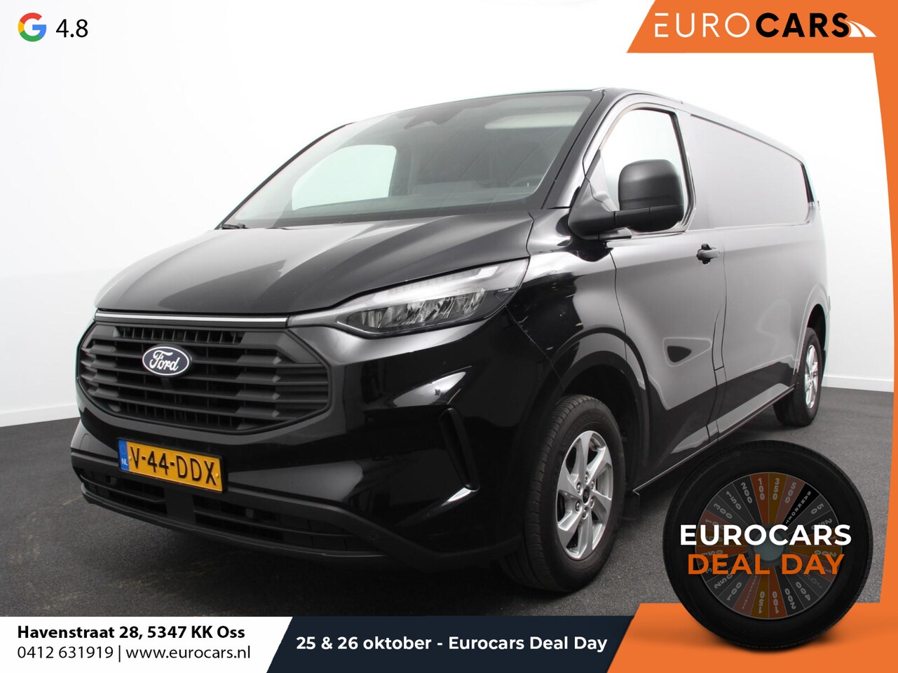 Ford Transit Custom - 300 2.0 TDCI L2H1 Trend Nieuw Model Automaat 100 kw Navigatie Parkeersensoren Camera - AutoWereld.nl