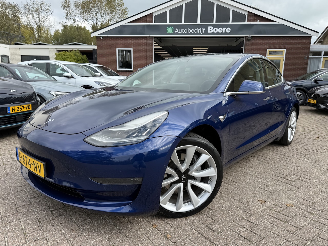 Tesla Model 3 - Long Range RWD Long Range AWD 75 kWh 59239km, Pano-dak, 19''Lmv, Camera - AutoWereld.nl