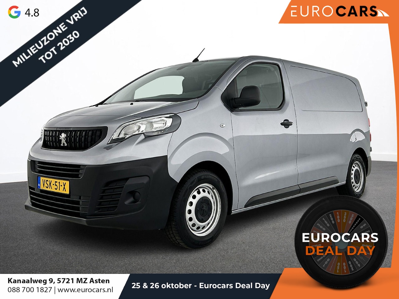 Peugeot Expert - 1.5 BlueHDI 100 Standard Premium Airco Cruise Control Trekhaak 2-zits - AutoWereld.nl