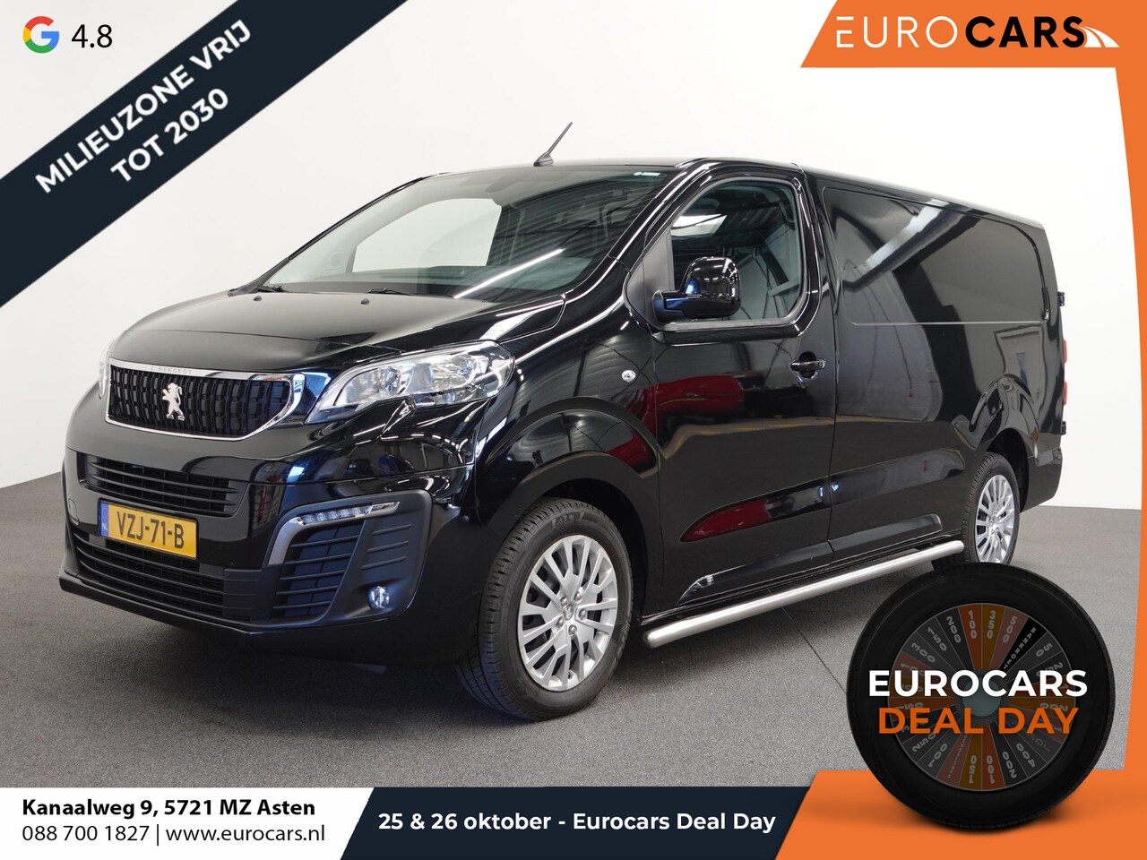 Peugeot Expert - 2.0 BlueHDI 145PK L3 Automaat Airco Navigatie Trekhaak Cruise Control Carplay - AutoWereld.nl