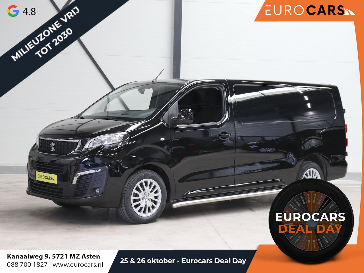 Peugeot Expert - 2.0 145pk L3 Automaat Airco Navigatie Cruise control Trekaak 3 zits Carplay - AutoWereld.nl