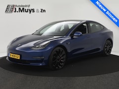 Tesla Model 3 - Performance 462PK AWD 75 kWh PANODAK|AUTOPILOT|LEER|360CAMERA|20INCH