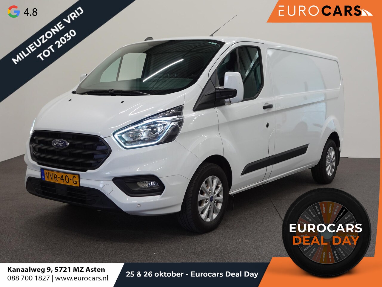 Ford Transit Custom - 300 2.0 TDCI L2H1 Trend Navigatie Cruise Control Parkeersenoren Airco Camera Carplay Trekh - AutoWereld.nl