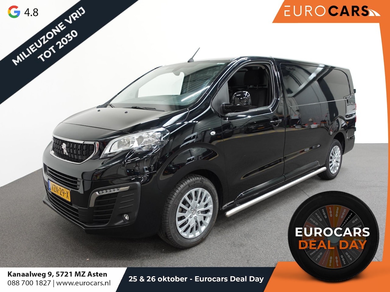 Peugeot Expert - 2.0 BlueHDI 145PK L3 Airco Bluetooth Navigatie Trekhaak Side bars - AutoWereld.nl