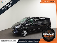 Ford Transit Custom - 300 2.0 TDCI L2H1 Limited Dubbele cabine Automaat Navi| Airco 2 Schuifdeuren Trekhaak PDC
