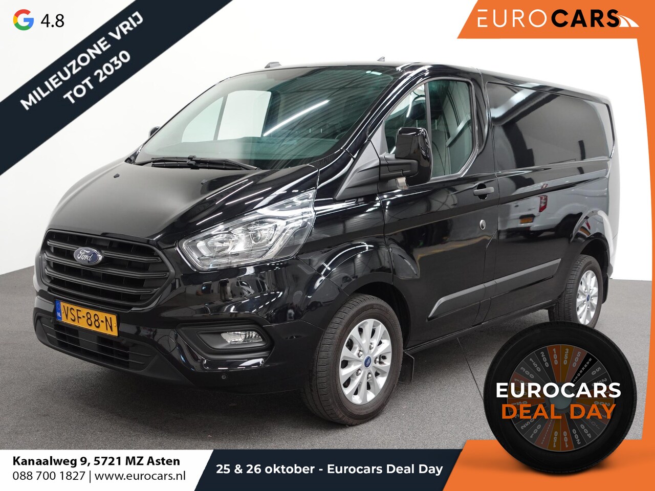 Ford Transit Custom - 130 pk Automaat L1H1 Trend Navigatie Airco Cruise Control Camera Trekhaak - AutoWereld.nl