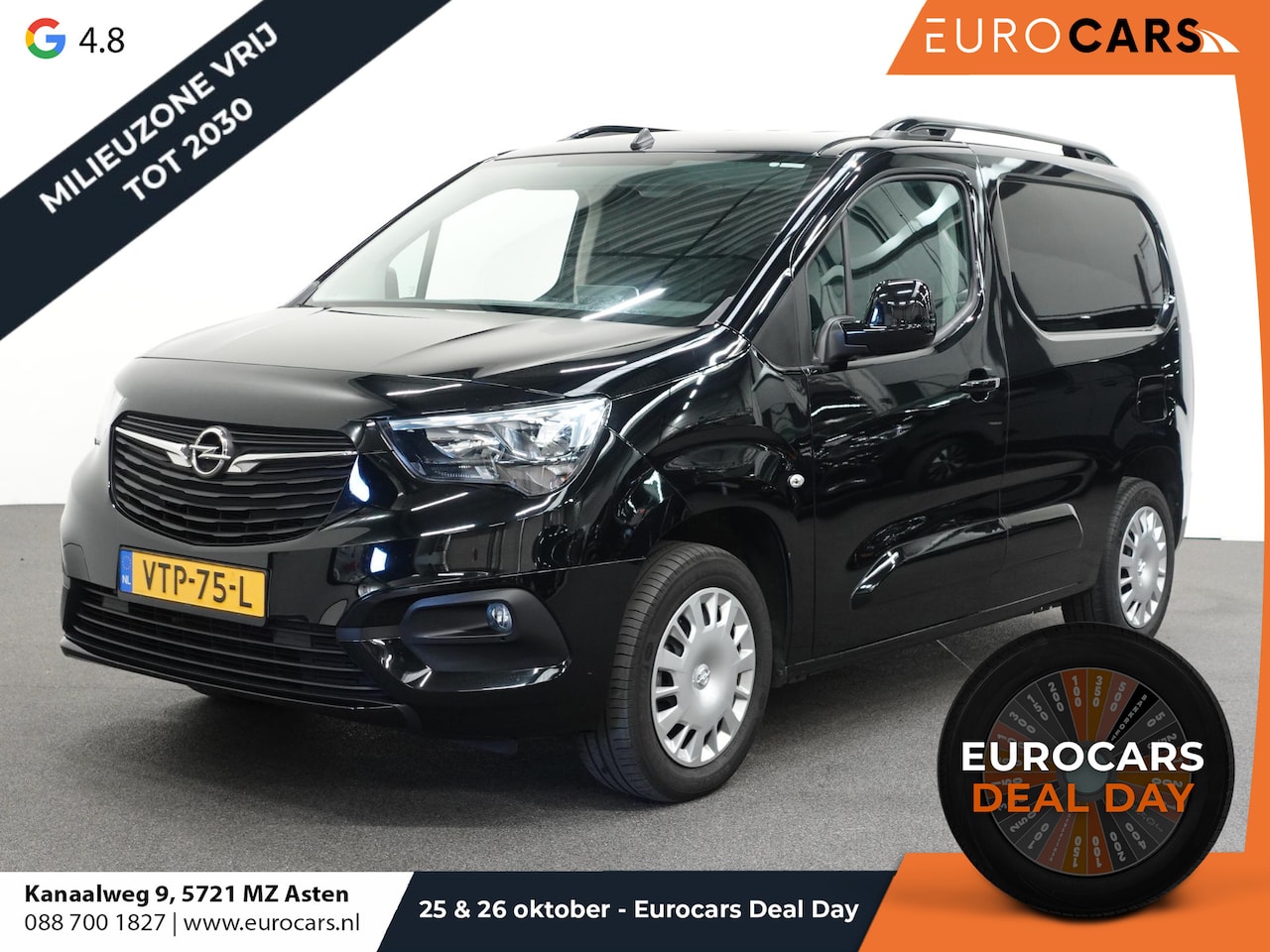 Opel Combo - 1.5D L1H1 Edition 3-zits Airco Navigatie  Trekhaak parkeersensoren - AutoWereld.nl