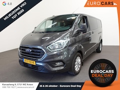 Ford Transit Custom - 300 2.0 TDCI L2H1 Limited Dubbele Cabine Automaat Navi Airco 2x schuifdeuren Trekhaak Park