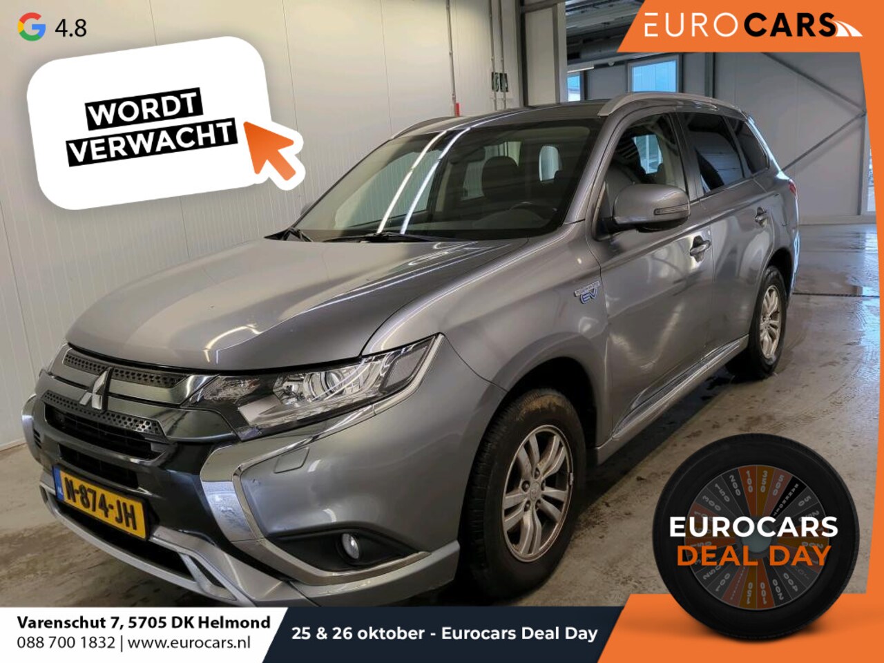 Mitsubishi Outlander - 2.4 PHEV 165kW Pure Auto. Trekhaak Navigatie Apple Carplay/Android Auto Camera Parkeersens - AutoWereld.nl