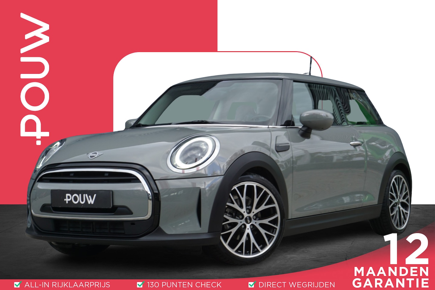 MINI Cooper - Mini 1.5 136pk Essential | Panoramadak | 18" Velgen | Climate Control | PDC Achter - AutoWereld.nl