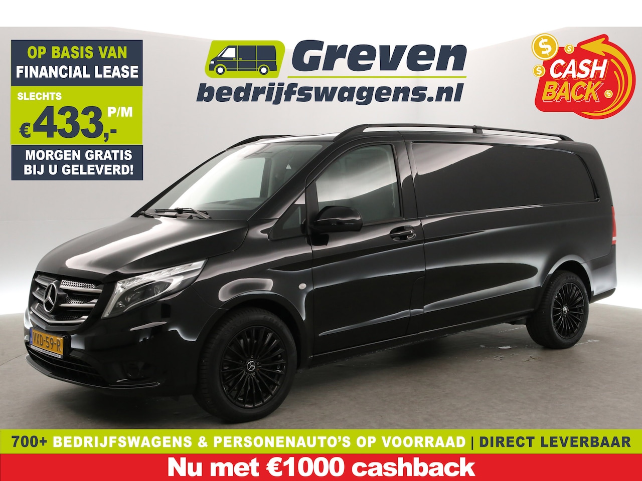 Mercedes-Benz Vito - 119 CDI Extra Lang | Clima | Cruise | Camera | Trekh. | Standkachel | Navigatie | 3-Zits | - AutoWereld.nl