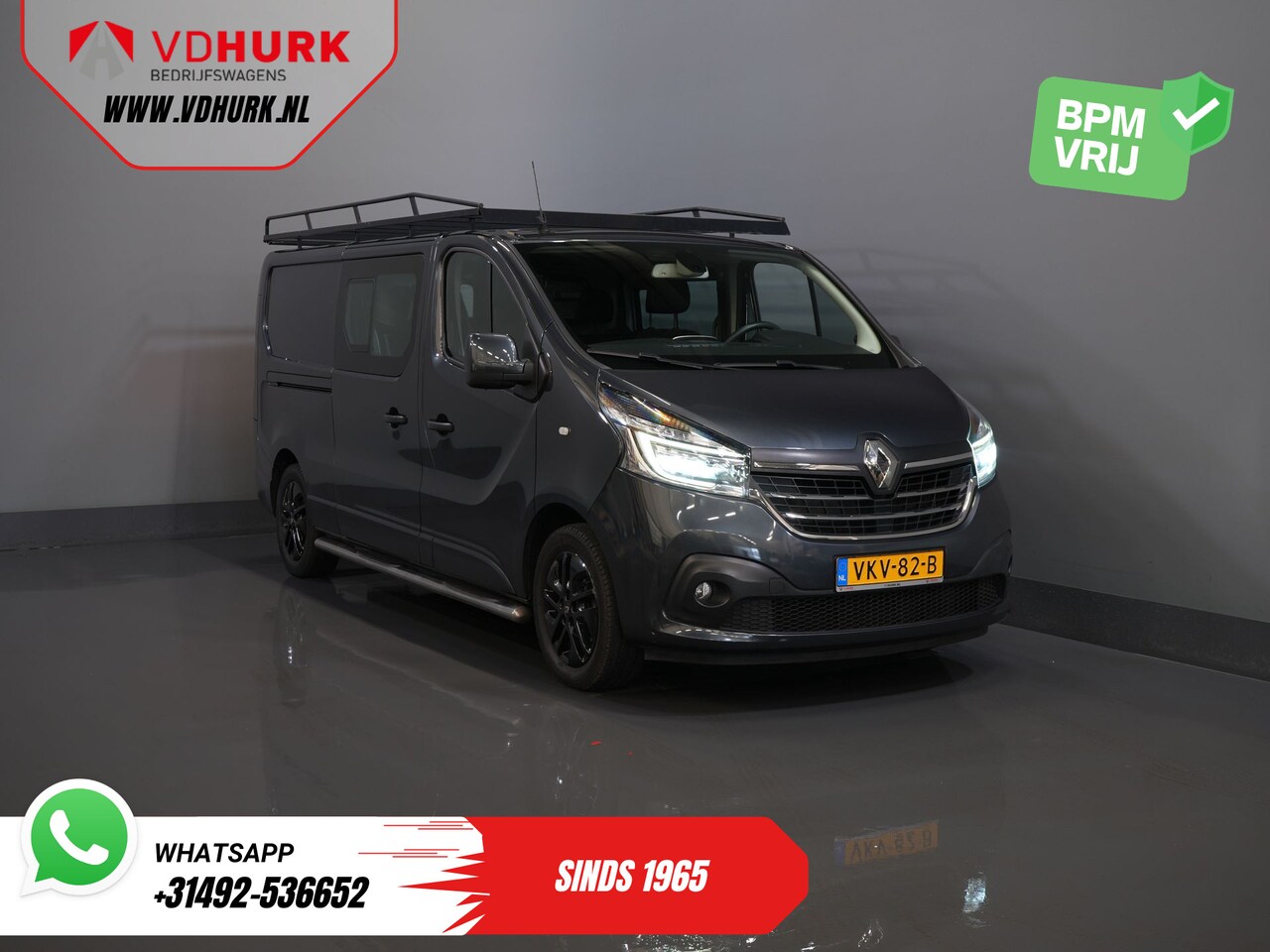 Renault Trafic - 2.0 dCi 145 pk Aut. L2 DC Dubbel Cabine BPM VRIJ! 2xSchuifdeur/ LED/ Stoelverw./ Climate/ - AutoWereld.nl