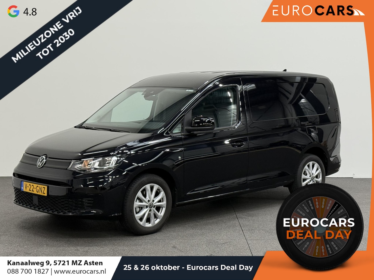 Volkswagen Caddy Maxi - 122pk Automaat Style Apple Carplay  Adaptive Cruise Control Camera Trekhaak 17" LM Velgen - AutoWereld.nl