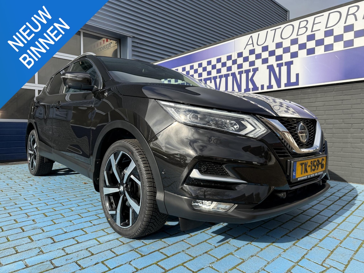 Nissan Qashqai - 1.2 Tekna CRUISE STOELVER. H-LEER TREKHAAK - AutoWereld.nl