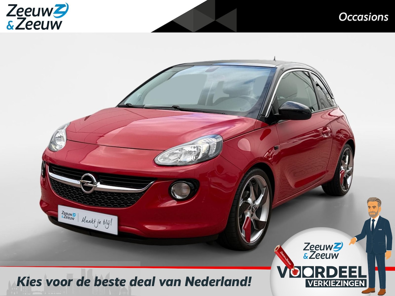 Opel ADAM - 1.4 Slam | Parkeersensoren | LMV | Bluetooth | Airco | Cruise Control | Dealer Onderhouden - AutoWereld.nl
