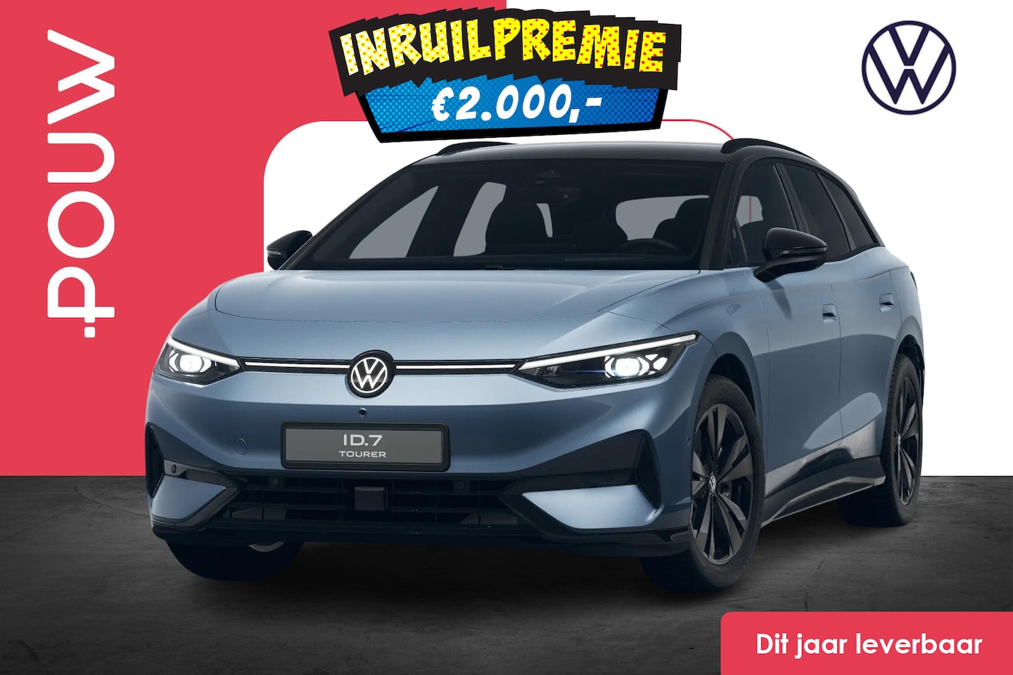 Volkswagen ID.7 Tourer - 286pk Pro S Limited Edition 86 kWh | 20" Velgen | Trekhaak Wegklapbaar - AutoWereld.nl